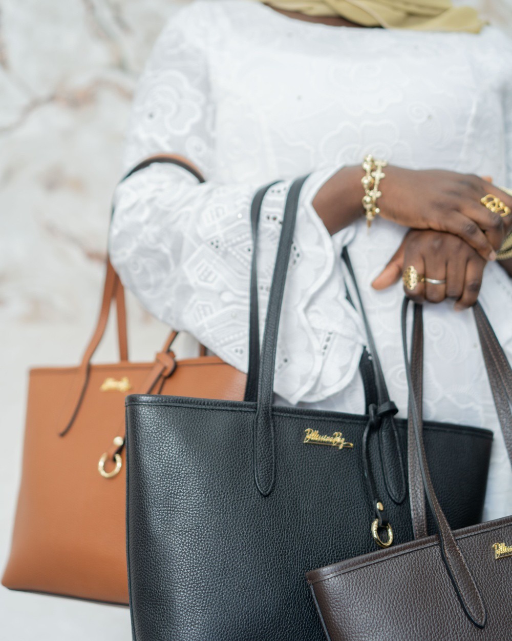 Trio de totes — cognac, noir, chocolat