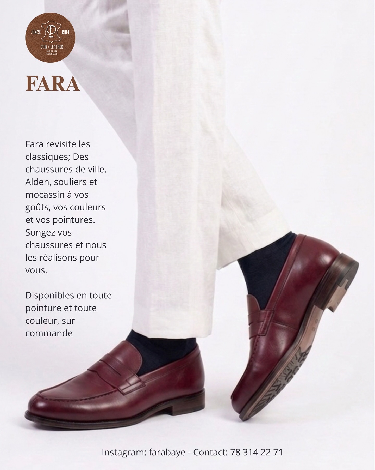 Mocassins penny en cuir bordeaux