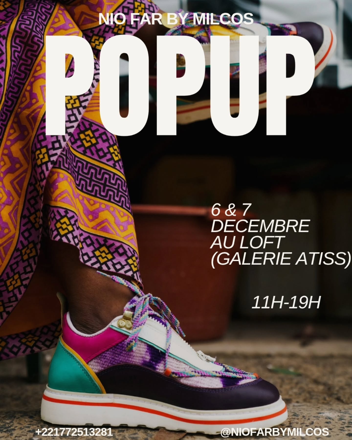 Pop-up Dakar — Galerie Atiss, 6 & 7 décembre au Loft