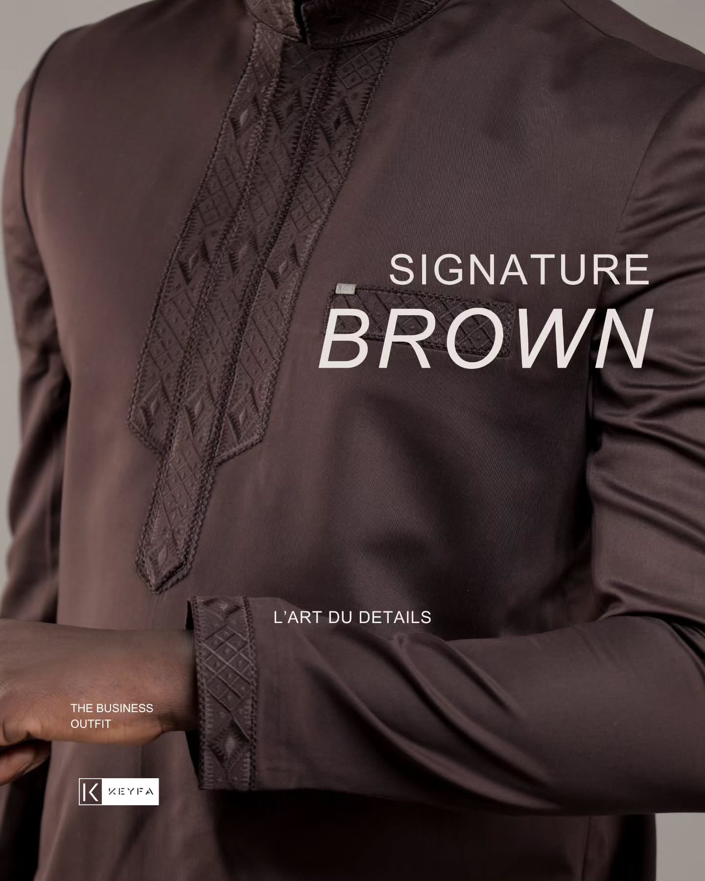 Signature Brown, business outfit