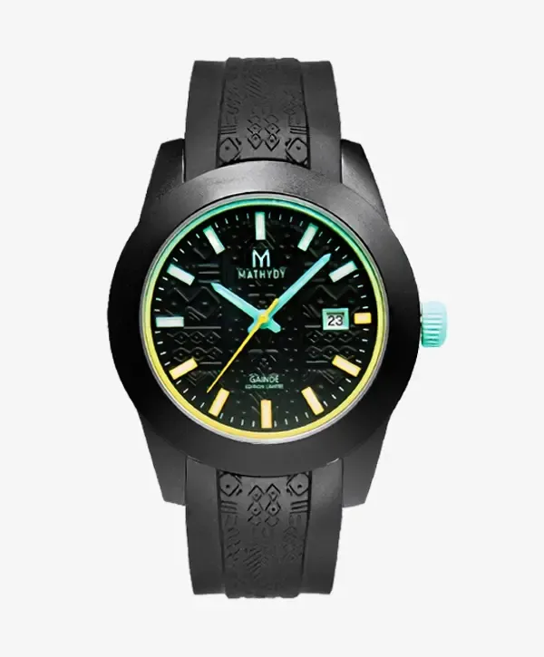 Diato Gaïndé — édition limitée, cadran motifs & touches turquoise